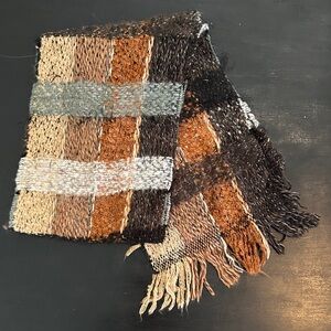 4/$20🙈Handwoven Multicolor Throw Scarf